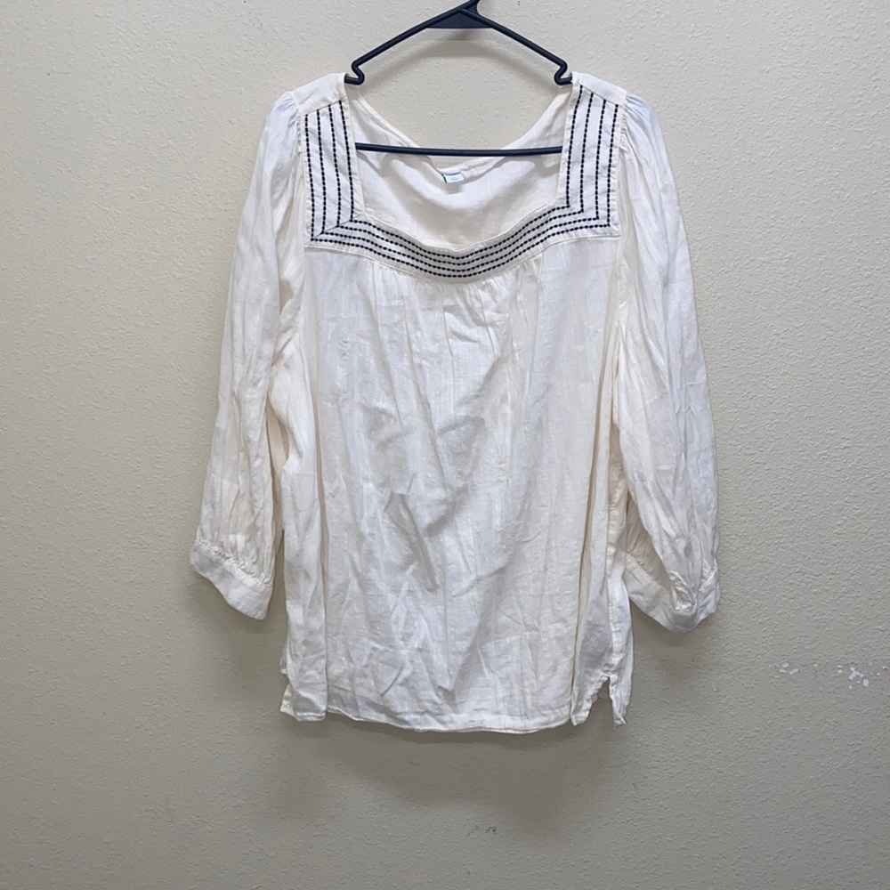 Old navy blouse square neck size XXL